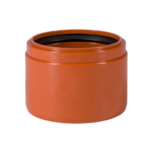 Переход НПВХ (ПВХ) Дн 315 коричневый безнапорный на раструб керамической трубы Ostendorf KGUSM в Омске
