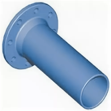 Патрубок фланец-гладкий конец ПФГ L=350мм ВЧШГ с ЦПП Ду-500