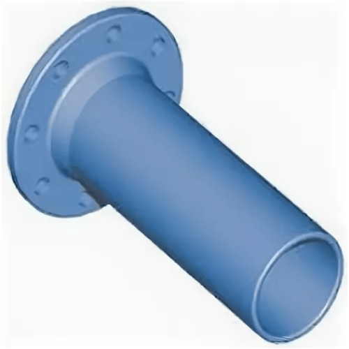 Патрубок фланец-гладкий конец ПФГ Ду-300 (L=1200) ВЧШГ с ЦПП цинк+AL ГОСТ ISO 2531-2012 в Омске