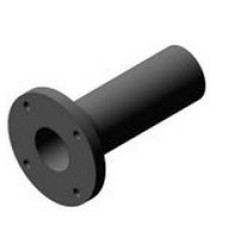 Патрубок фланец-гладкий конец ПФГ стальной L=350мм Ду-100