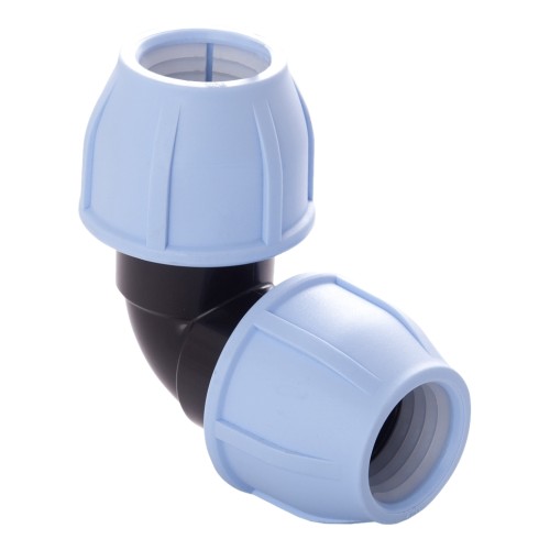 Отвод ПЭ компрессионный Дн 20 90гр Ру-16 VALFEX в Омске