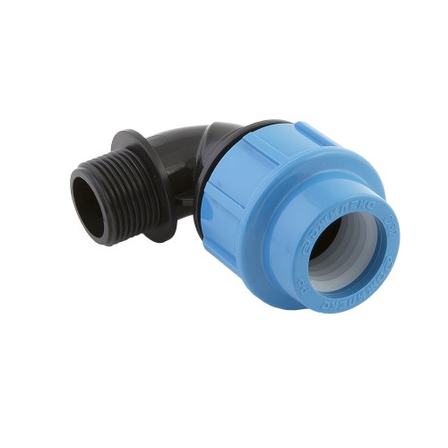 Отвод ПЭ компрессионный Дн 32 1/2" 90гр Ру-16 ВР (ВН) VALFEX в Омске