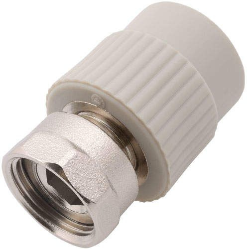 Переход PP-R серый с накидной гайкой Дн 20-1/2" Wavin Ekoplastik в Омске