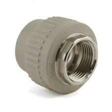 Муфта PP-R комбинированная серая ВР (ВН) Дн 32-3/4" Wavin Ekoplastik