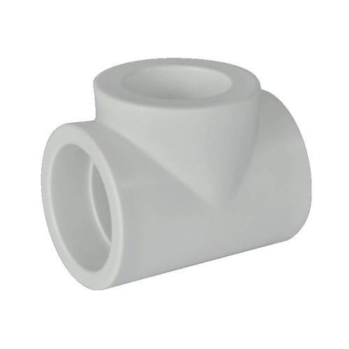 Тройник PP-R редукционный Дн 40-32-40 белый Pro Aqua в Омске