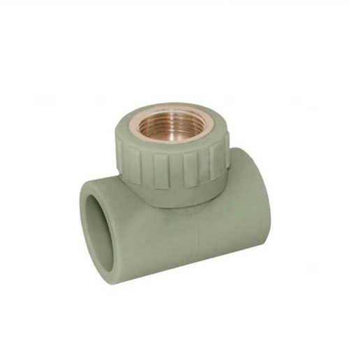 Тройник PP-R комбинированный серый ВР (ВН) Дн 32-1/2" Wavin Ekoplastik в Омске