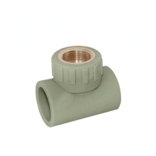 Тройник PP-R комбинированный серый ВР (ВН) Дн 32-3/4" Wavin Ekoplastik