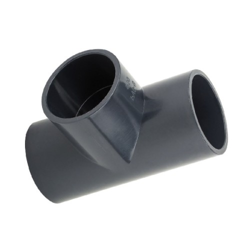 Тройник ПВХ клеевой Дн 160 90гр Ру-16 серый напорный Aquaviva в Омске