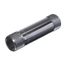 Сгон стальной оцинкованный удлиненный НР АС 15х200 мм 1/2" ГОСТ 3262-75