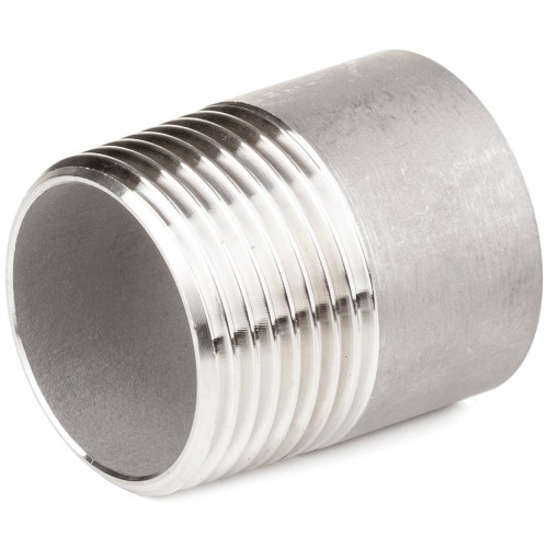 Резьба стальная оцинкованная НР-сварка КАЗ 50х47 мм 2" ГОСТ 6357-81, ГОСТ 3262-75