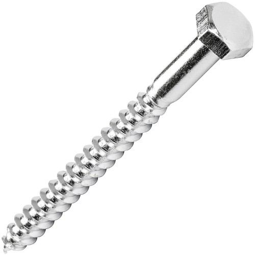 Саморез стальной оцинкованный с шестигранной головкой М8х70 DIN 571 (упак 100 шт) в Омске