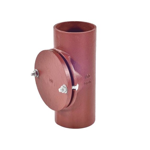 Ревизия чугунная SML Ду-100 с круглой крышкой безраструбная Китай в Омске