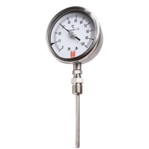 Термометр биметаллический радиальный Ру 25 ТБП-Р ЗТП 100х100 мм 1/2" в Омске