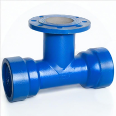 Тройник раструб-фланец ТРФ Ду 300-300 Тайтон ВЧШГ с ЦПП цинк+AL ГОСТ ISO 2531-2012