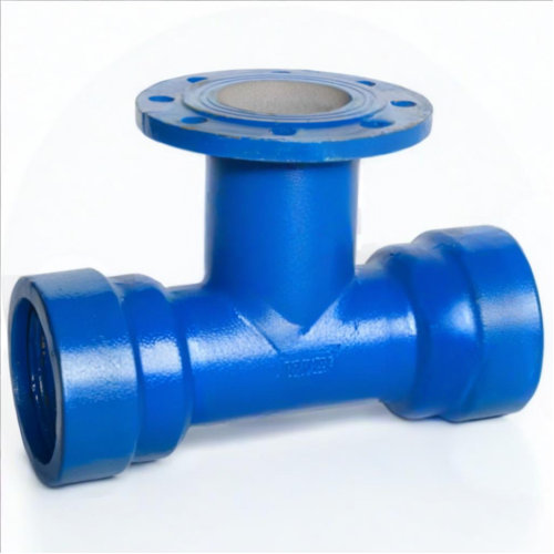 Тройник раструб-фланец ТРФ Ду 100-100 Тайтон ВЧШГ с ЦПП цинк+AL ГОСТ ISO 2531-2012 в Омске