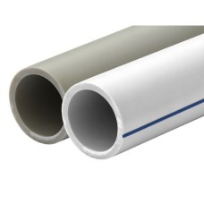 Труба полипропиленовая PP-R напорная белая без армировки Ру 10 SDR 11 VALFEX 20х1,9 мм