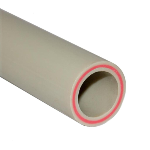 Труба полипропиленовая PP-R напорная серая армированная посередине Ру 20 SDR 6 Pro Aqua Duo 20х3,4 мм 4 м в Омске