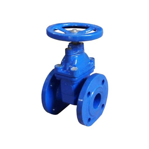 Задвижка клиновая чугунная фланцевая с обрезиненным клином Ру 16 Rushwork 101 Rushwork 150 мм