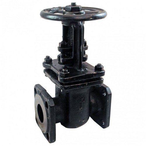 Задвижка клиновая чугунная фланцевая с выдвижныи шпинделем Ру 10 30ч6бр ЛМЗ 100х230 мм