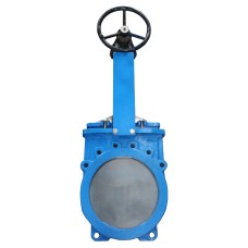 Задвижка шиберная двусторонняя с невыдвижным штоком Ду-700 Ру-5 с редуктором под электропривод ISO2 F14 (Т<110°С) Benarmo