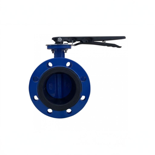 Затвор ручной с чугунным диском и рукояткой межфланцевый 2,5 МПа EPDM ЗПCС GG25 АДЛ 65 мм в Омске