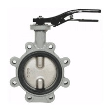 Затвор ручной с чугунным диском и рукояткой межфланцевый 1,6 МПа EPDM R59FL GG25 Giacomini 80 мм