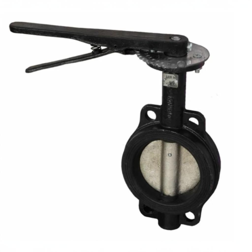 Затвор ручной с чугунным диском и рукояткой межфланцевый 1,6 МПа EPDM ЗДМ 03 Ридан 250 мм в Омске